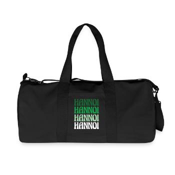 Hannoi Hanover Dialect Gift - Sac de sport en toile recyclée Stanley/Stella - noir - Devant