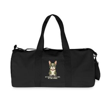 My workout: 100% sweet, 0% fake snoring - Recycled Canvas Sports Bag by Stanley/Stella - black - Front