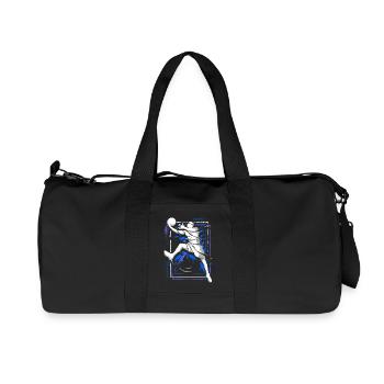 Basketball players - Basketball - Basketball players - Recycled Canvas Sports Bag by Stanley/Stella - black - Front