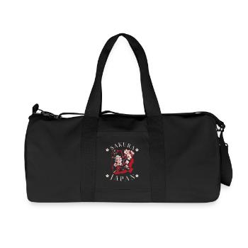 Sakura Japan - Recycled Canvas Sports Bag by Stanley/Stella - black - Front