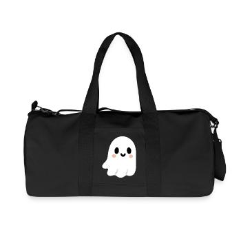 Cute Ghost - Recycled Canvas Sports Bag by Stanley/Stella - black - Front