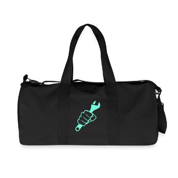 Power Fist Screw Wrench - Recycled Canvas Sports Bag by Stanley/Stella - black - Front