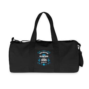 Plumber Birthday Born 1995 Colleagues Born - Recycled Canvas Sports Bag by Stanley/Stella - black - Front
