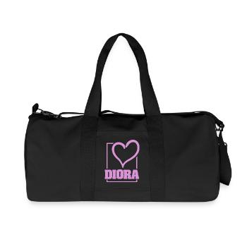 Bachelorette Diora - Recycelte Canvas-Sporttasche von Stanley/Stella - Schwarz - Vorne