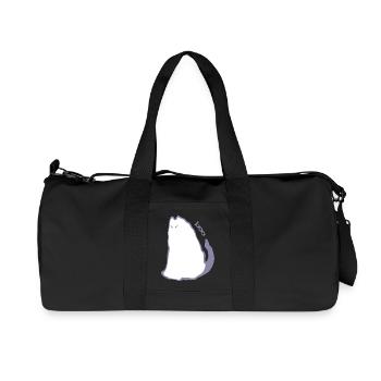 HOU - Sac de sport en toile recyclée Stanley/Stella - noir - Devant