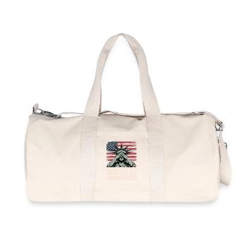 Sommes-nous déjà grands ? Graphique de protestation - Sac de sport en toile recyclée Stanley/Stella - blanc naturel - Devant