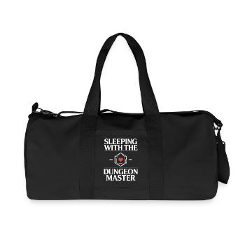 Sleeping with the DM - Funny D'n'D T-Shi - Sac de sport en toile recyclée Stanley/Stella - noir - Devant