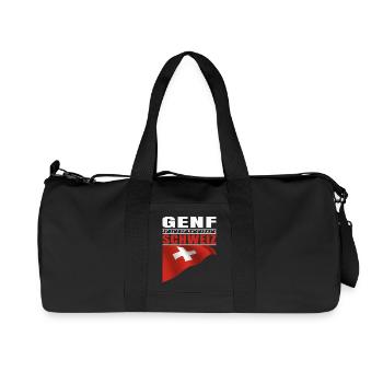 Genf - Recycelte Canvas-Sporttasche von Stanley/Stella - Schwarz - Vorne