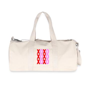 XOXO Love Typographie Design minimaliste - Sac de sport en toile recyclée Stanley/Stella - blanc naturel - Devant