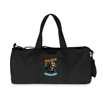 Hell Rider - Accro à l’adrénaline - Sac de sport en toile recyclée Stanley/Stella - noir - Devant