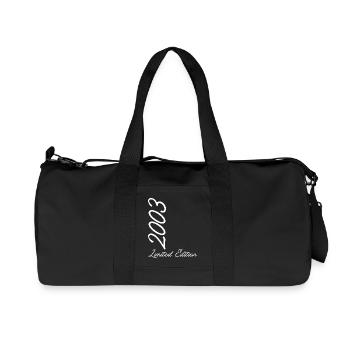 Year 2003 Limited Edition - Recycled Canvas Sports Bag by Stanley/Stella - black - Front