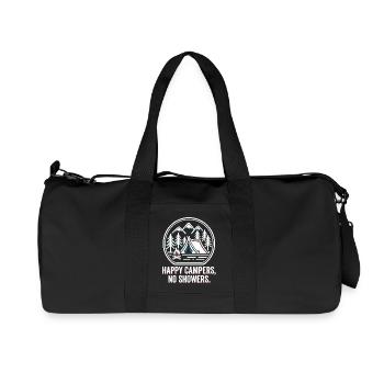 Camping Camp Tent & Campfire - Recycled Canvas Sports Bag by Stanley/Stella - black - Front