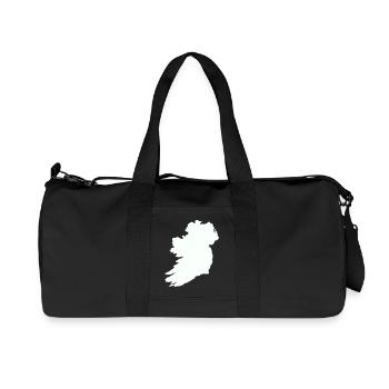 irland_country - Sac de sport en toile recyclée Stanley/Stella - noir - Devant