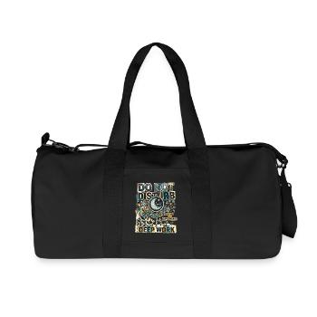 Deep Work Focus - Recycled Canvas Sports Bag by Stanley/Stella - black - Front