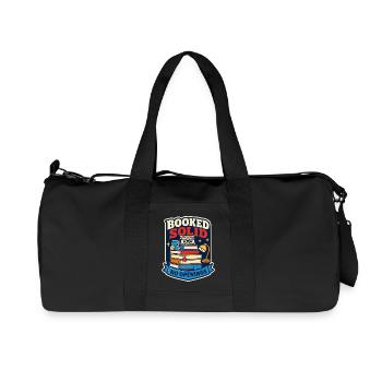 Booked Solid – No available dates - Recycled Canvas Sports Bag by Stanley/Stella - black - Front