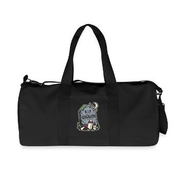 RIP Ausschlafen Eltern - Recycelte Canvas-Sporttasche von Stanley/Stella - Schwarz - Vorne