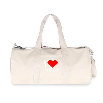 I LOVE LIVERPOOL - Sac de sport en toile recyclée Stanley/Stella - blanc naturel - Devant