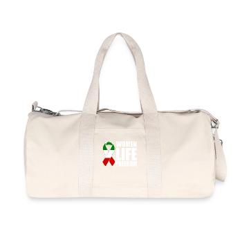 Women life freedom - Sac de sport en toile recyclée Stanley/Stella - blanc naturel - Devant