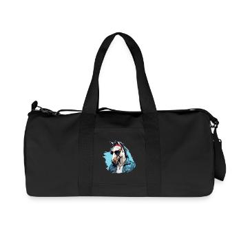 Urban Stallion: Streetwise Horse Vibes - Sac de sport en toile recyclée Stanley/Stella - noir - Devant