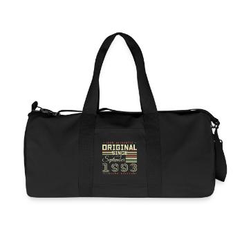 September 1993 September 32nd Anniversary Limited Edition - Recycled Canvas Sports Bag by Stanley/Stella - black - Front