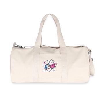 Friends share everything - Recycled Canvas Sports Bag by Stanley/Stella - natural - Front