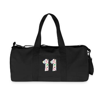 HOLIDAY NUMBER 11 YEARS SUMMER 11TH BIRTHDAY - Recycled Canvas Sports Bag by Stanley/Stella - black - Front