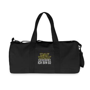 60. Geburtstag Das Wars Mit Der Jugend 60 Geschenk - Recycelte Canvas-Sporttasche von Stanley/Stella - Schwarz - Vorne