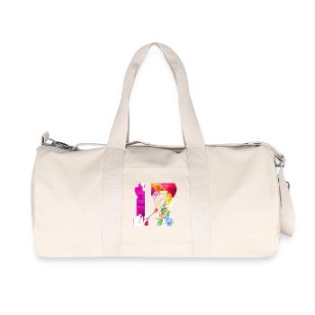 NUMÉRO 17 HOCKEY SUR GLACE 17E ANNIVERSAIRE - Sac de sport en toile recyclée Stanley/Stella - blanc naturel - Devant