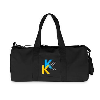Letter K - Recycled Canvas Sports Bag by Stanley/Stella - black - Front