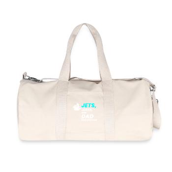 Jet Ski Papa Humour Sports nautiques Plaisir d’été - Sac de sport en toile recyclée Stanley/Stella - blanc naturel - Devant
