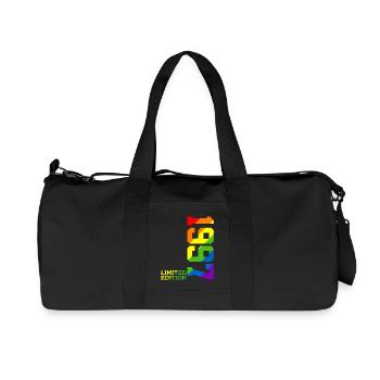 LGBTQ 1997 RAINBOW QUEER 28TH BIRTHDAY PRIDE - Recycled Canvas Sports Bag by Stanley/Stella - black - Front