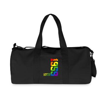 LGBTQ 1959 REGENBOGEN QUEER 67. GEBURTSTAG PRIDE - Recycelte Canvas-Sporttasche von Stanley/Stella - Schwarz - Vorne