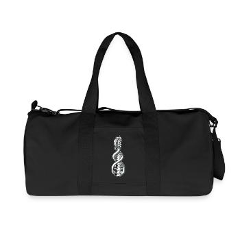 kundalini - Sac de sport en toile recyclée Stanley/Stella - noir - Devant