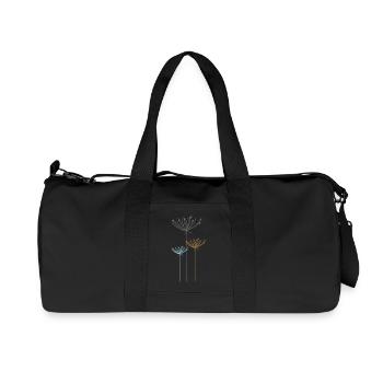 Blossom - Plant -Floral - Recycled Canvas Sports Bag by Stanley/Stella - black - Front