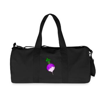 turnip - Recycled Canvas Sports Bag by Stanley/Stella - black - Front
