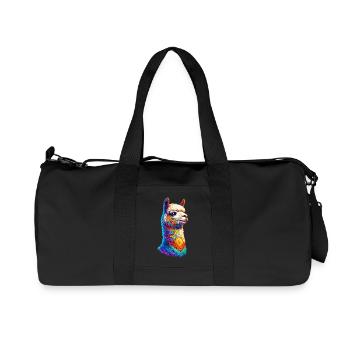 Alpaga - Sac de sport en toile recyclée Stanley/Stella - noir - Devant