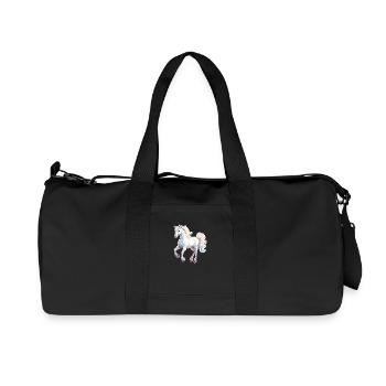 Cheval - Sac de sport en toile recyclée Stanley/Stella - noir - Devant