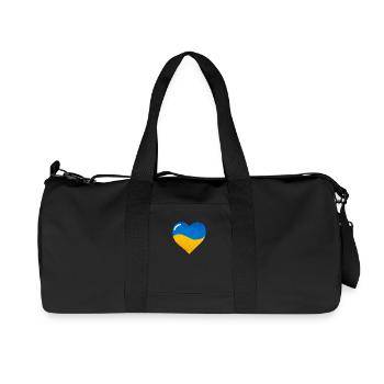 The Flag Of Ukraine, Ukrainian flag - Recycled Canvas Sports Bag by Stanley/Stella - black - Front