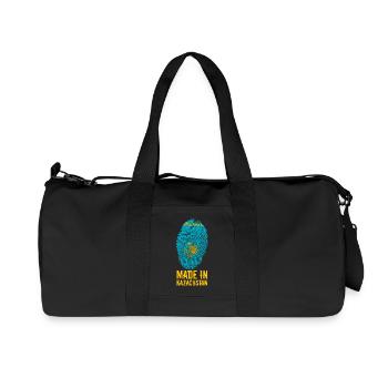 Made in Kazakhstan / Made in Kazakhstan - Recycled Canvas Sports Bag by Stanley/Stella - black - Front