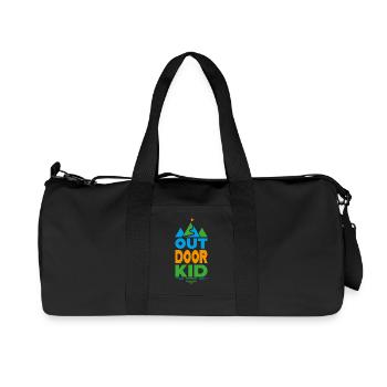 Kinder - Recycelte Canvas-Sporttasche von Stanley/Stella - Schwarz - Vorne