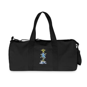 Kampfsport - Recycelte Canvas-Sporttasche von Stanley/Stella - Schwarz - Vorne