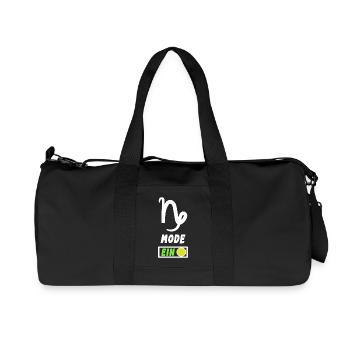 Déclaration d’astrologie Horoscope Capricorne Zodiaque - Sac de sport en toile recyclée Stanley/Stella - noir - Devant