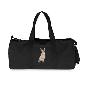 Bunny Patinage sur glace Patins à glace - Sac de sport en toile recyclée Stanley/Stella - noir - Devant