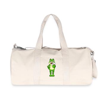 Frog Poker Cartes de poker - Sac de sport en toile recyclée Stanley/Stella - blanc naturel - Devant