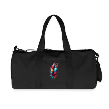 Feather - Recycled Canvas Sports Bag by Stanley/Stella - black - Front