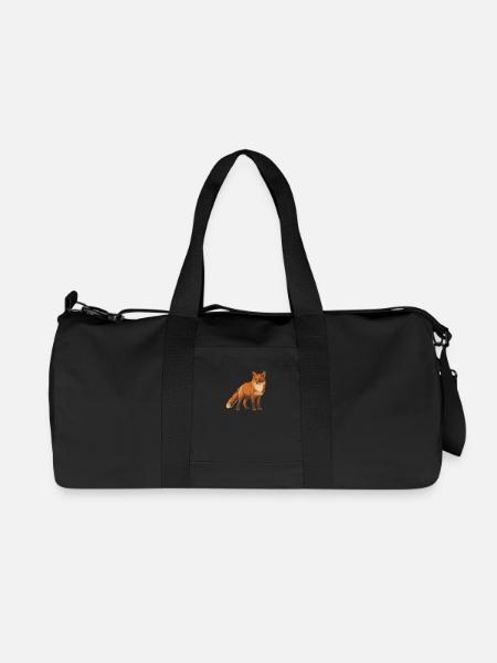 fox - Recycelte Canvas-Sporttasche von Stanley/Stella - Schwarz