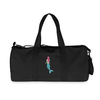 Sirène impressionniste - Sac de sport en toile recyclée Stanley/Stella - noir - Devant
