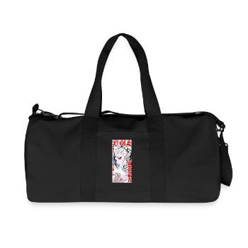 Poster japan girl kanji cyberpunk - Recycled Canvas Sports Bag by Stanley/Stella - black - Front