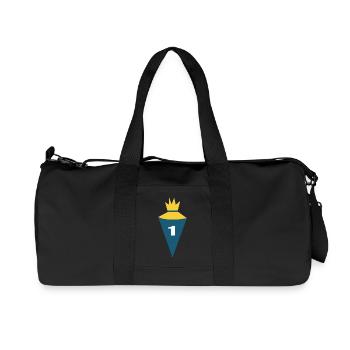 Cône d’école, Écolier 1ère année, École, Rentrée - Sac de sport en toile recyclée Stanley/Stella - noir - Devant