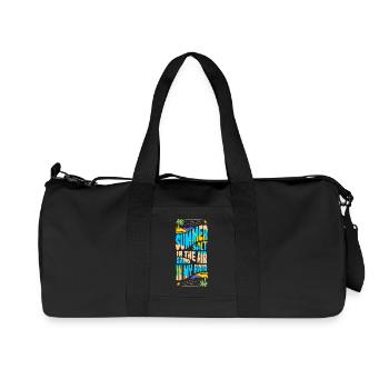 Summer flair in the air - Recycled Canvas Sports Bag by Stanley/Stella - black - Front